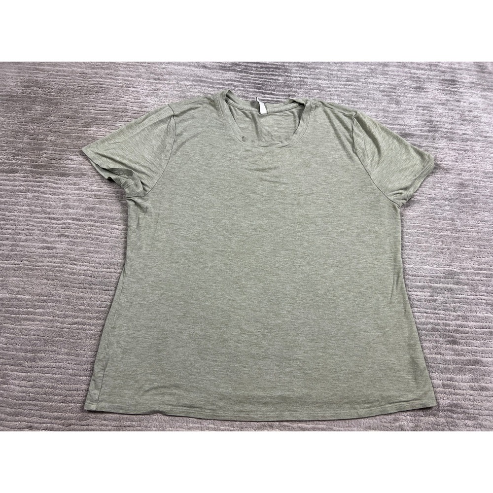 Gentle Fawn T-Shirt Womens 2X Sage‎ Green Short Sleeve Rayon Blend Basic Casual